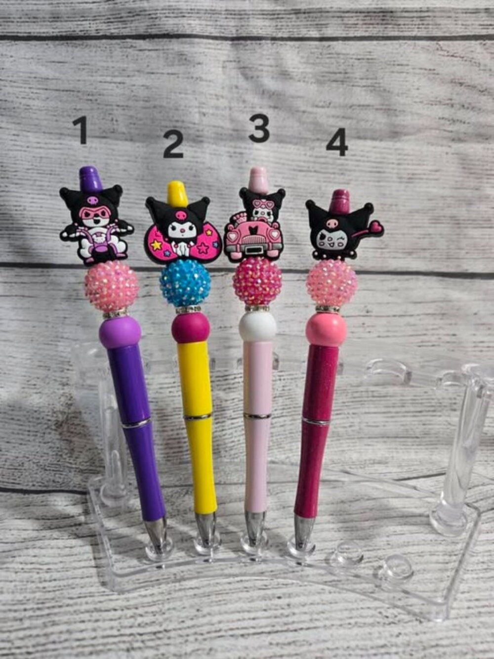 Kuromi Beaded Pens(Read Description)